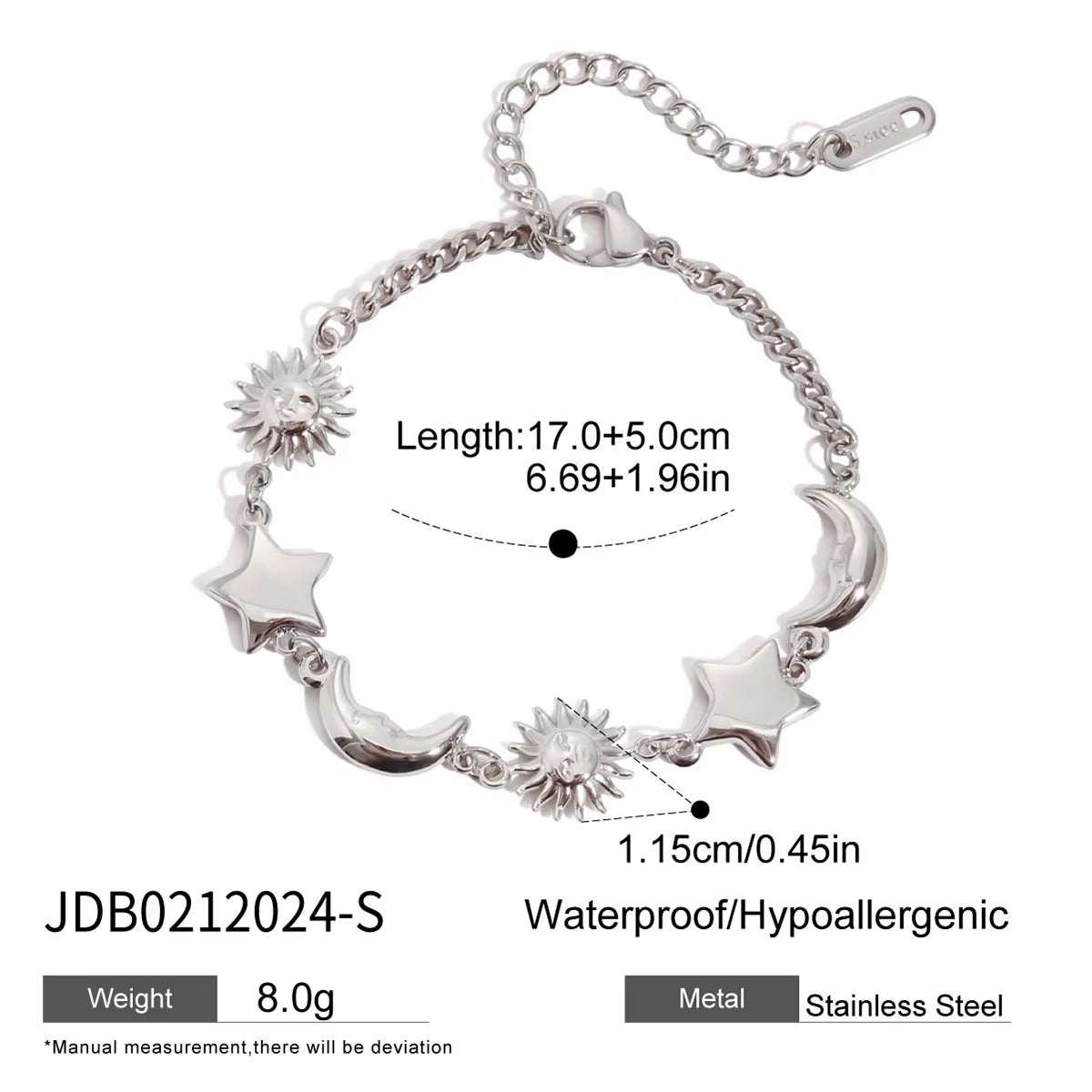  Nova Silver Bracelet